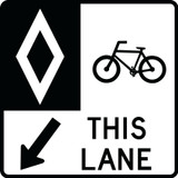 RB-184A 90x90 cm Reflective Aluminum Sign