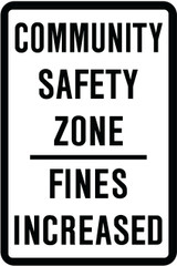 RWT487 RC-9 60x90 cm Reflective Aluminum Sign