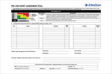 Pre-Job Safety Assessment (PSA Form) Page 2 (DRY ERASE) 24"x36" ED866