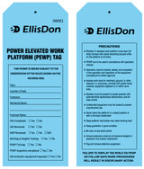 Power Elevated Work Platform (PEWP) Tags ED911