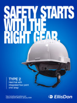 HSE Subcontractor Chin Strap Poster (Type 2 Hard Hat) 18"x24" ED953