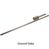 Outdoor Wind Flag (Logo & Tagline) 29.5" x 90.5" Double Sided with Ground Stake (Indoor Hardware Available) ED961