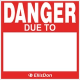Oversize Danger Due To 24"x24" ED098Oversize. **As Low as $16.10 ea.**