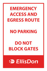 Egress Route 24"x36" ED156. **Prices As Low As $24.25 ea.**