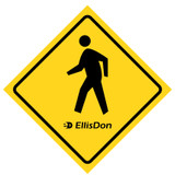 Temporary Crosswalk 24" x 24" ED557. **Prices As Low As $16.10 ea.**