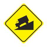 RWT009 WA-21 75x75 cm Reflective Aluminum Sign 