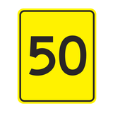 RWT022 WA-32a 60x75 cm Reflective Aluminum Sign 