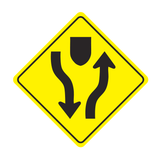 RWT026 WA-34 75x75 cm Reflective Aluminum Sign 