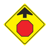 RWT032 WB-1 75x75 cm Reflective Aluminum Sign 