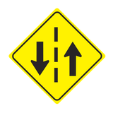 RWT035 WB-4 75x75 cm Reflective Aluminum Sign 