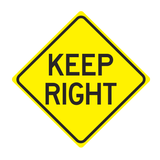 RWT036 WB-6 60x60 cm Reflective Aluminum Sign 