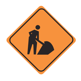 TC-2b 90x90 cm Reflective Plywood Sign 