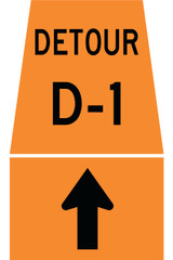 TC-10C 45 cm x45 cm/ 30 cm x45 cm Reflective Plywood Sign 
