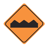 RWT062 TC-15 60x60 cm Reflective Plywood Sign 