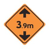 RWT073 TC-33a 60x60 cm Reflective Plywood Sign 