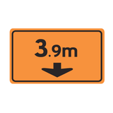 RWT074 TC-33b 60 x 90 cm Reflective Plywood Sign 