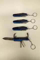 6 Function Pocket Knife Key Chain ED751. **Prices As Low As $2.45 ea.**
