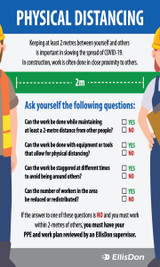 Physical Distancing Questions 36"x60" ED-Covid19-09. **Prices As Low As $67.50 ea.** 