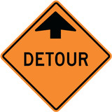 TC-105 120x120 cm Reflective Plywood Sign 