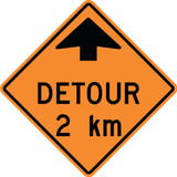 TC-105B 120x120 cm Reflective Plywood Sign