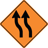 TC-116EL(2) (L/R) 90x90 cm Reflective Plywood Sign