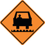 TC-19 90x90 cm Reflective Plywood Sign