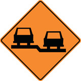 TC-24 75x75 cm Reflective Plywood Sign