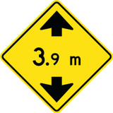 WA-126 90x90 cm Reflective Aluminum Sign