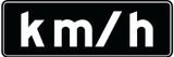 RWT335 RB-7tOV 30x90 cm Reflective Aluminum Sign