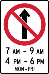 RWT338 RB-10A 60x90 cm Reflective Aluminum Sign