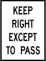 RWT366 RB-33 90x120 cm Reflective Aluminum Sign