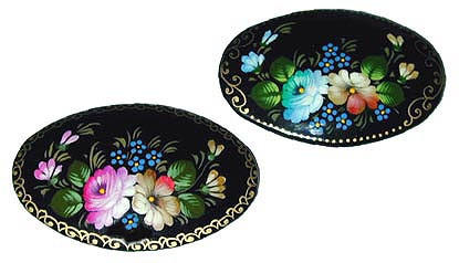 Zhostovo Brooch - Assorted