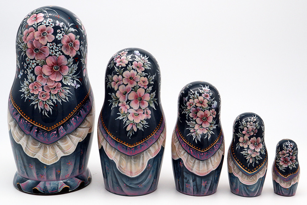 Snow Maiden by Nasonova - SOLD | Unique Museum Quality Matryoshka Doll
