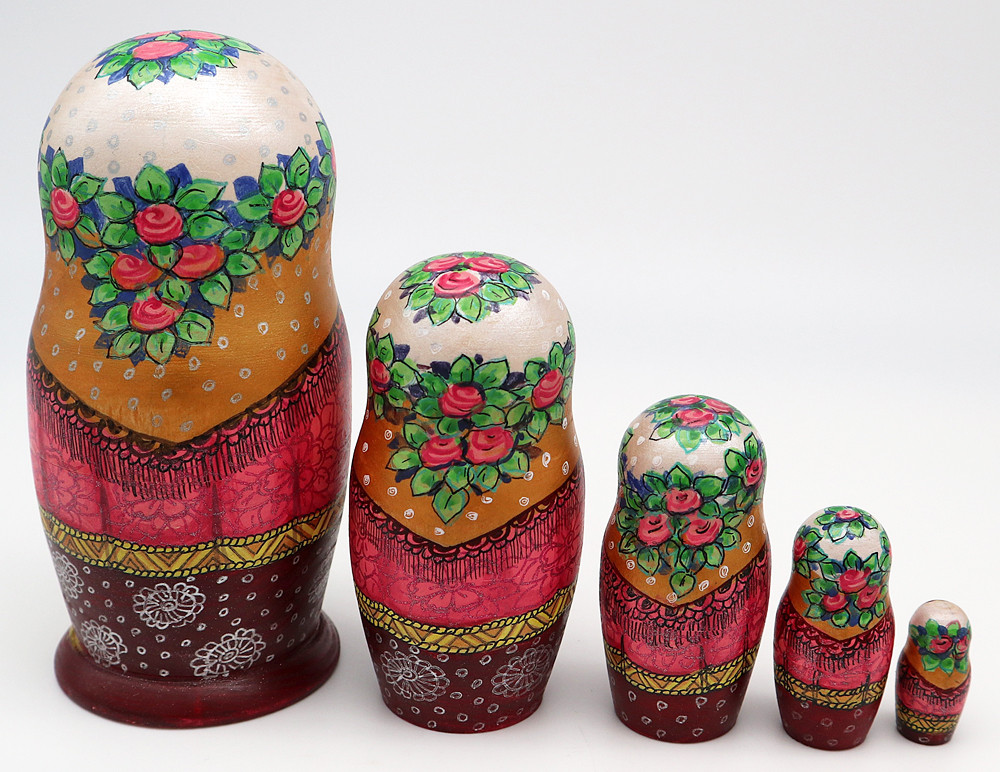Ashberry Girl | Fine Art Matryoshka Nesting Doll
