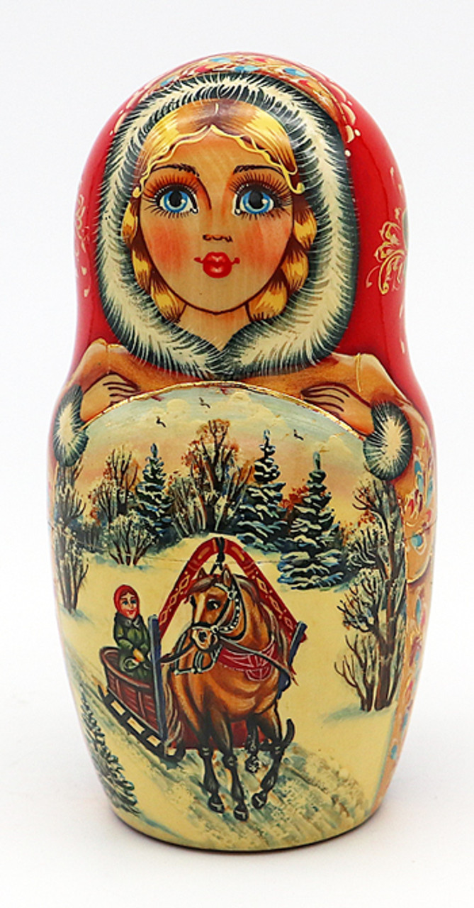 Winter Troika by Marina Lonchenkova | Unique Museum Quality