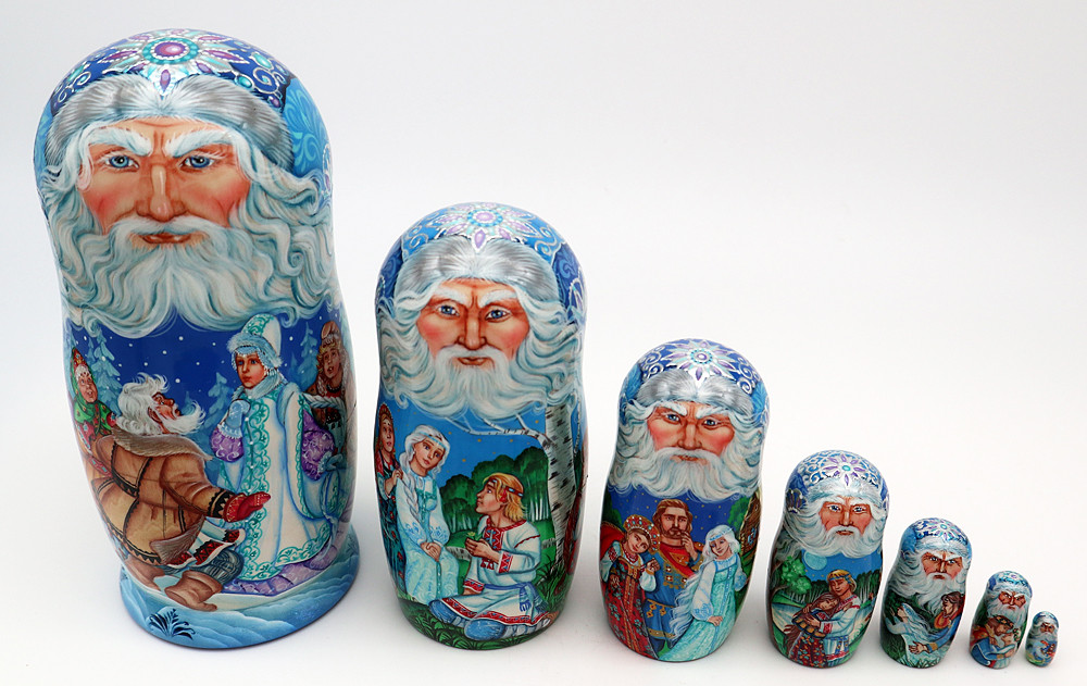 ロシア雑貨☆イコンマトリョーシカ雪娘スネグラーチカThe  Maiden ロシア雑貨☆イコンマトリョーシカ雪娘スネグラーチカThe Maiden