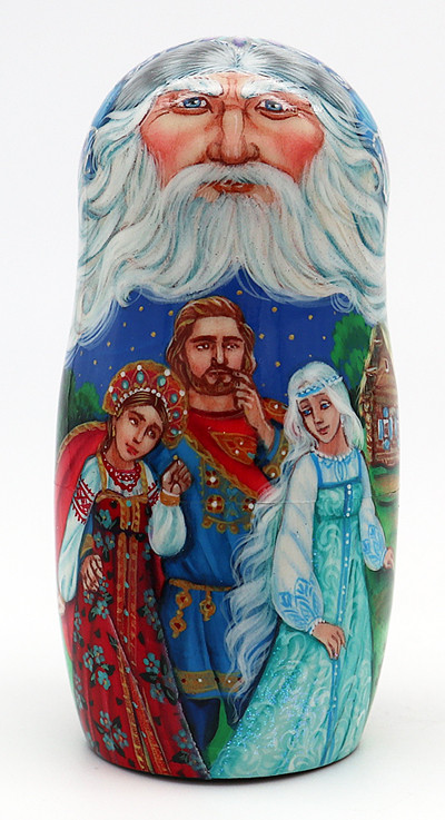 Snow Maiden by Olga Sukhovei | Unique Museum Quality Matryoshka Doll