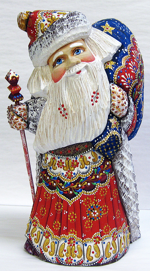 Travelling Santa with Toybag | Grandfather Frost / Russian Santa Claus