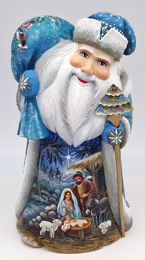 Santa with Nativity | Grandfather Frost / Russian Santa Claus