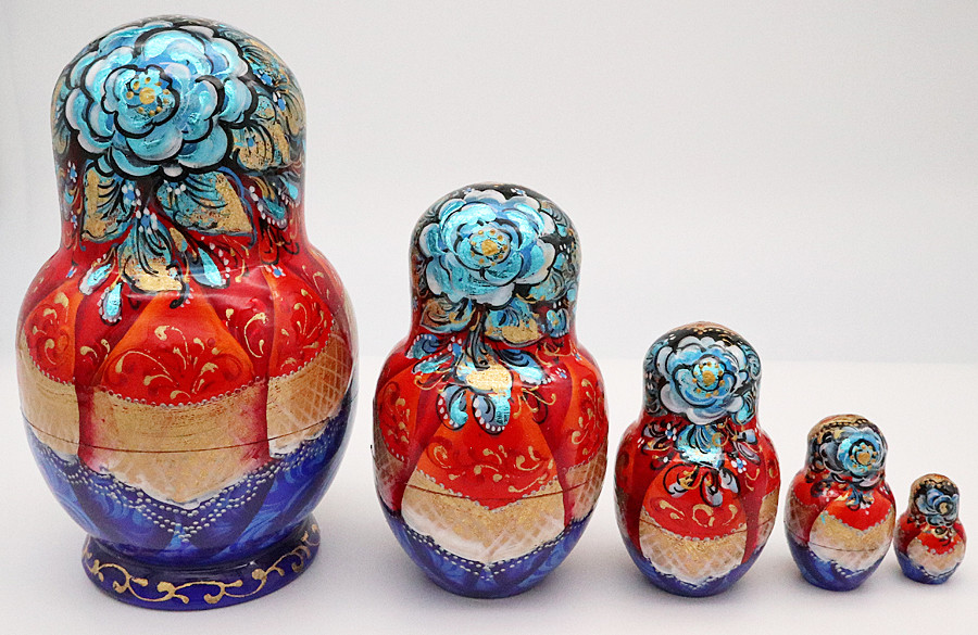 Frog Princess 5 Piece | Fine Art Matryoshka Nesting Doll