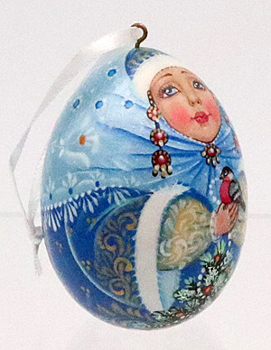 【チョコメルさま】old ornament ୨୧ * 雪国の女の子 オーナメント チョコメルさま】old ornament ୨୧ * 雪国の女の子 オーナメント