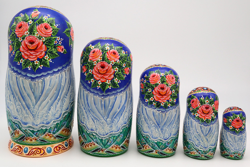 Iris Maiden by Ivanova | Unique Museum Quality Matryoshka Doll