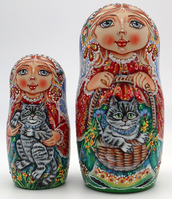 Iris Maiden by Ivanova | Unique Museum Quality Matryoshka Doll