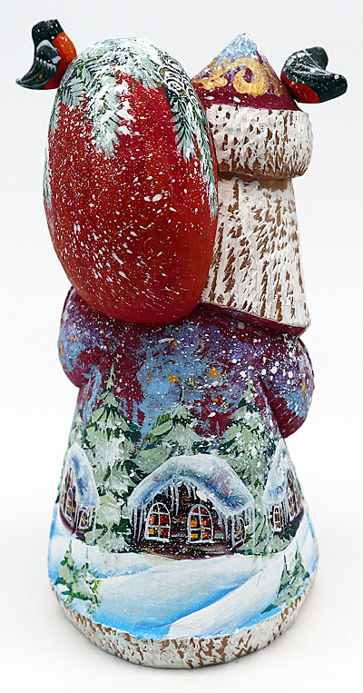 Santa with Lantern and Gift Bag | Grandfather Frost / Russian