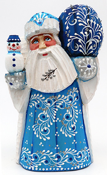 Santa with Lantern and Gift Bag | Grandfather Frost / Russian