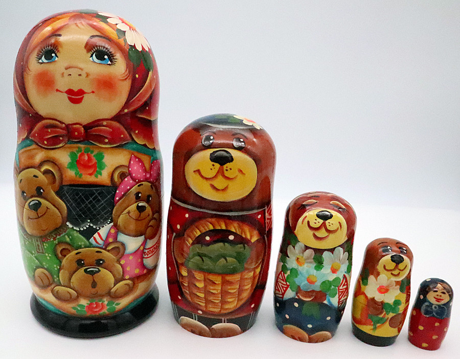 Ashberry Girl | Fine Art Matryoshka Nesting Doll