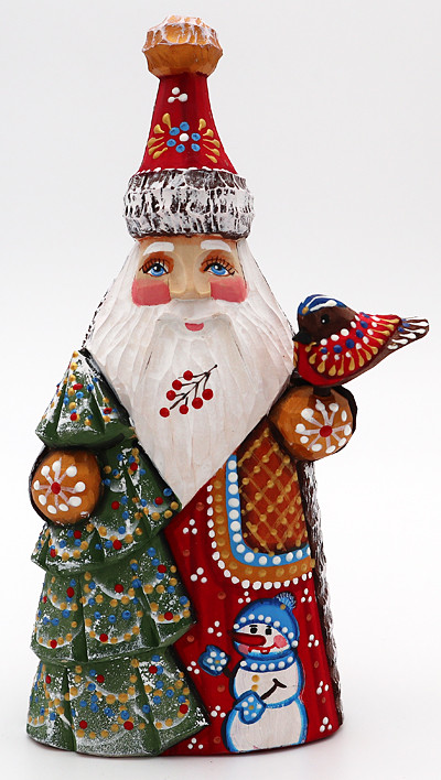 Santa with Lantern and Gift Bag | Grandfather Frost / Russian