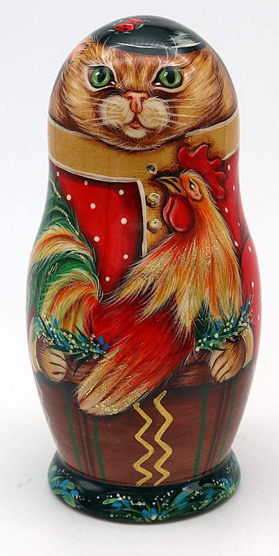 Cat Family | Fine Art Matryoshka Nesting Doll