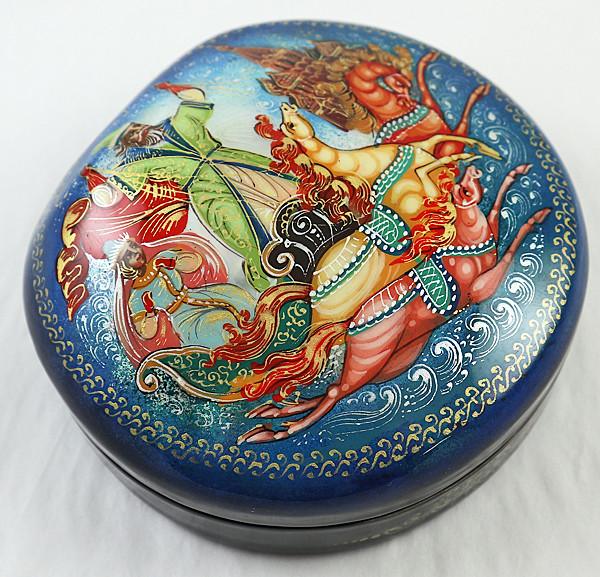 Morning in the Pine Woods - shell | Fedoskino Lacquer Box