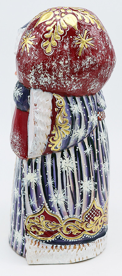 Classic Walking Santa - Red Cloak | Grandfather Frost / Russian